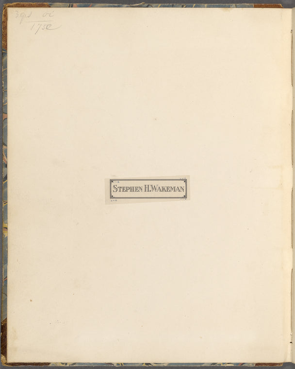[Commonplace Book]. Signed, undated.