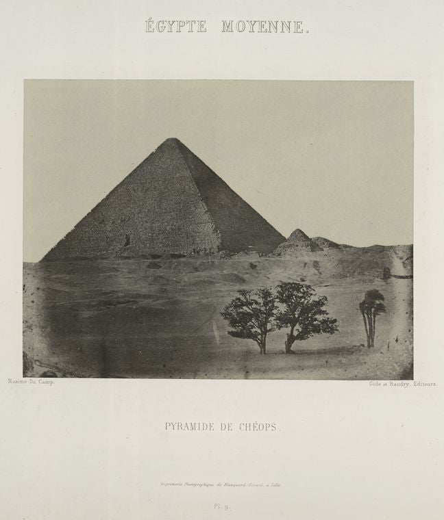 Égypte Moyenne. Pyramide de Chéops.