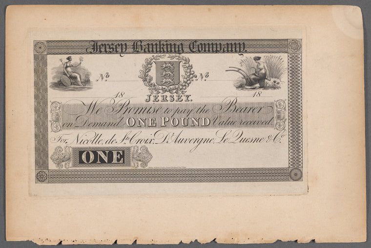 Jersey Banking Company one pound note