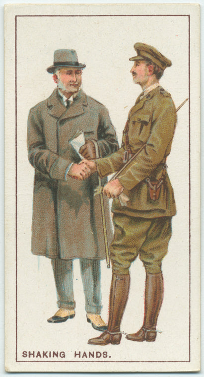 Do you know why we shake hands?