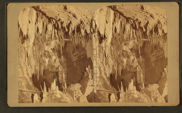Entrance to Campbell's Hall, Caverns of Luray.