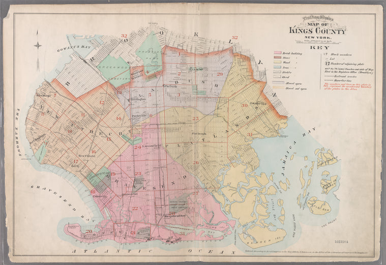 Outline & Index Map Kings County, New York