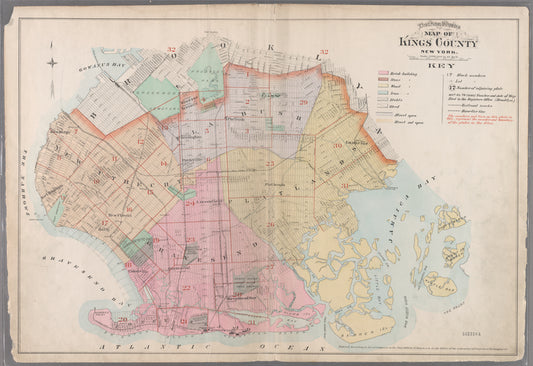 Outline & Index Map Kings County, New York