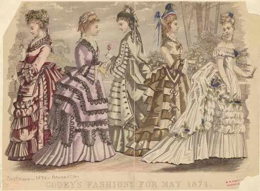 Godey's fashions for May 1874