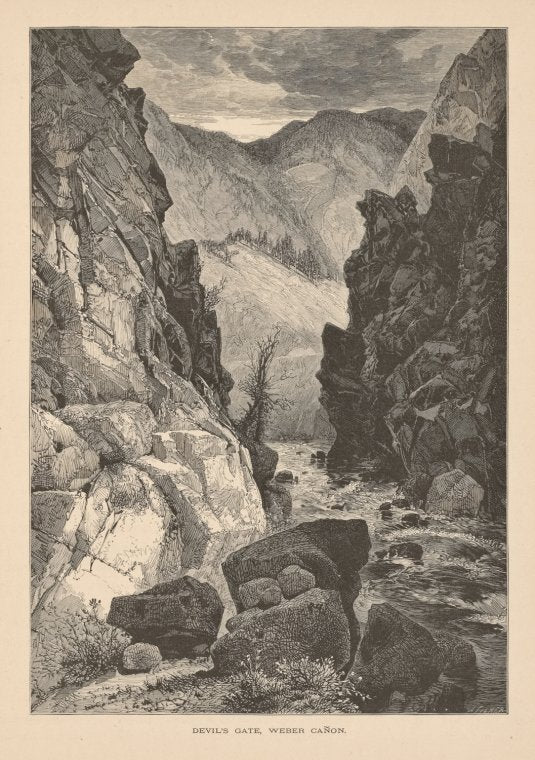 Devil's Gate, Weber Cañon