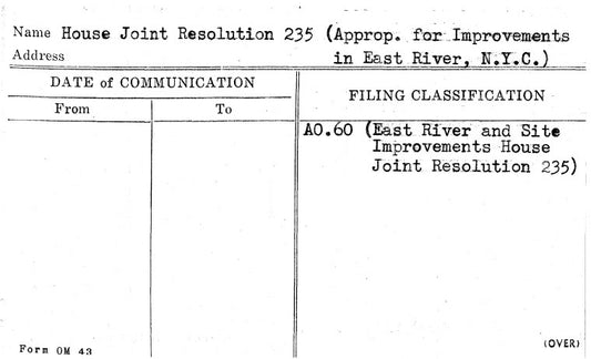 House Joint Resolution 235 (Approp. for Improvements in East River, N.Y.C.)