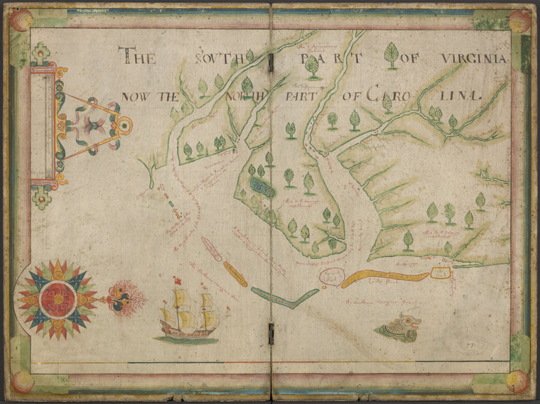 The south part of Virginia, now the north part of Carolina