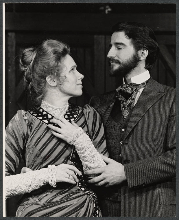 Liv Ullmann and Sam Waterston in the stage production A Doll's House
