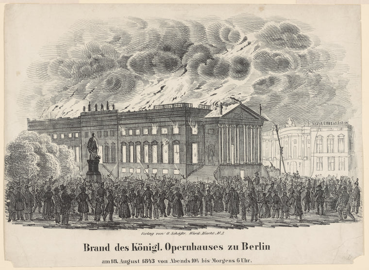 Brand des Königl. Opernhauses zu Berlin