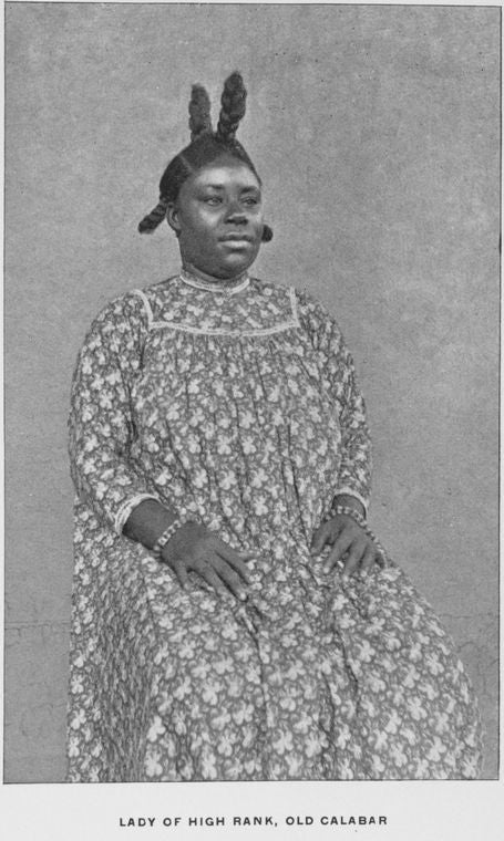 Lady of high rank, Old Calabar.