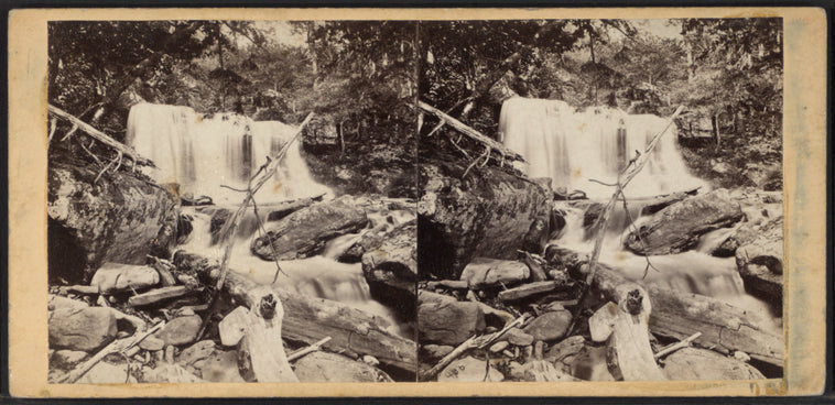 Kauterskill Fall, from from below the Second Fall.