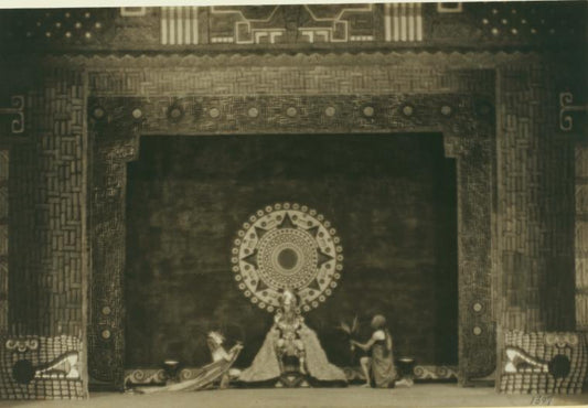 Martha Graham, Robert Gorham and Brayton Jensen in Xochitl.