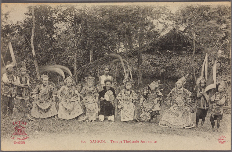 Saigon.  Troupe Théâtrale Annamite.