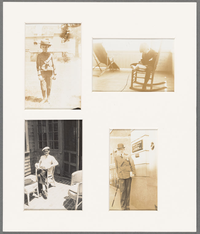 Four photographs of T. S. Eliot