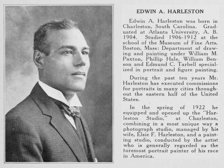 Edwin A. Harleston; The Harleston Painting Studio; 118 Calhoun Street, Charleston, S.C.