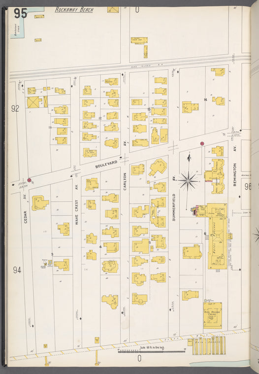 Queens V. 4, Plate No. 95 [Map bounded by Long Island R.R., Remington Ave., Board Walk, Cedar Ave.]