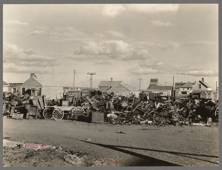 Agricultural junkyard, Plentywood, Montana