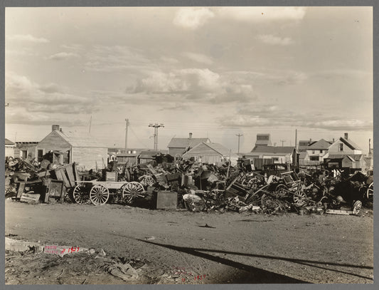 Agricultural junkyard, Plentywood, Montana