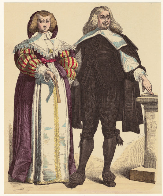 German man and woman, seventeenth century