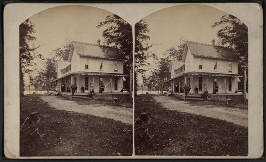 Corner view of Cottage.