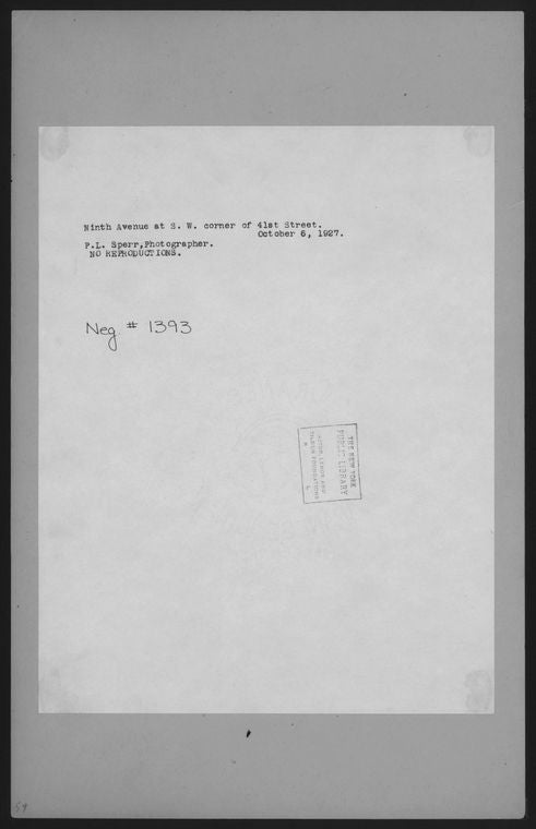 Manhattan: 9th Avenue - 41st Street