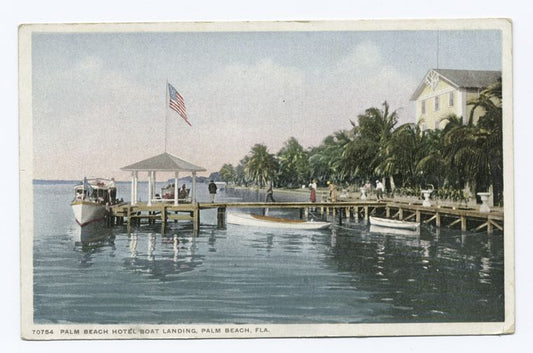 Palm Beach Hotel, Boat Landing, Palm Beach, Fla.