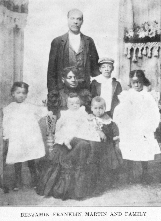 Benjamin Franklin Martin and family.