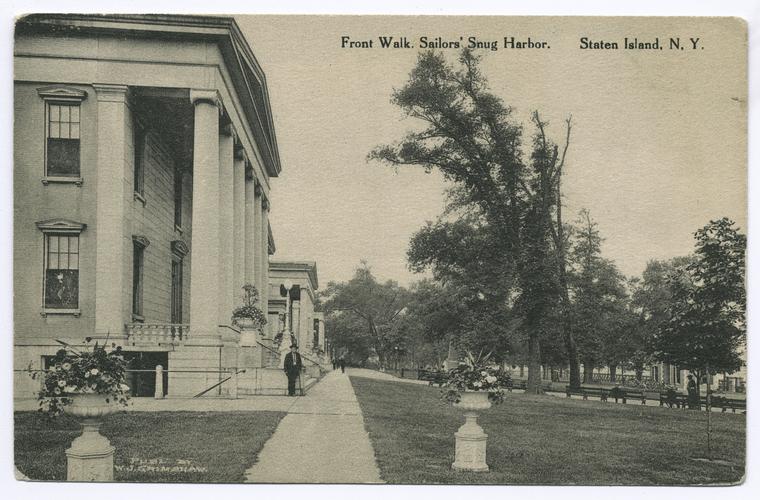 Front Walk, Sailors' Snug Harbor, Staten Island, N.Y.