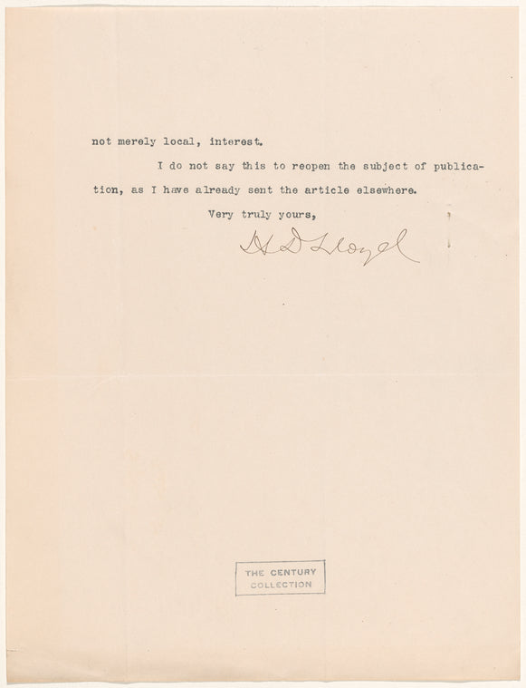 Lloyd, H.D