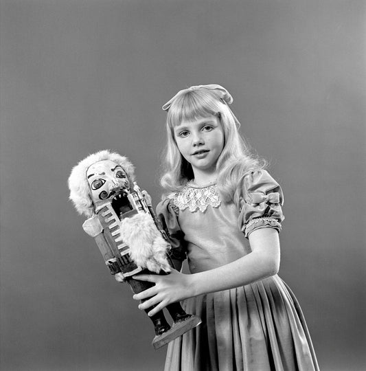 Judith Fugate as Clara, in a New York City Ballet production of "The Nutcracker."