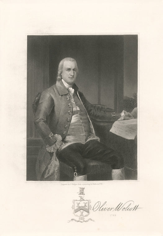 Oliver Wolcott, 1782.