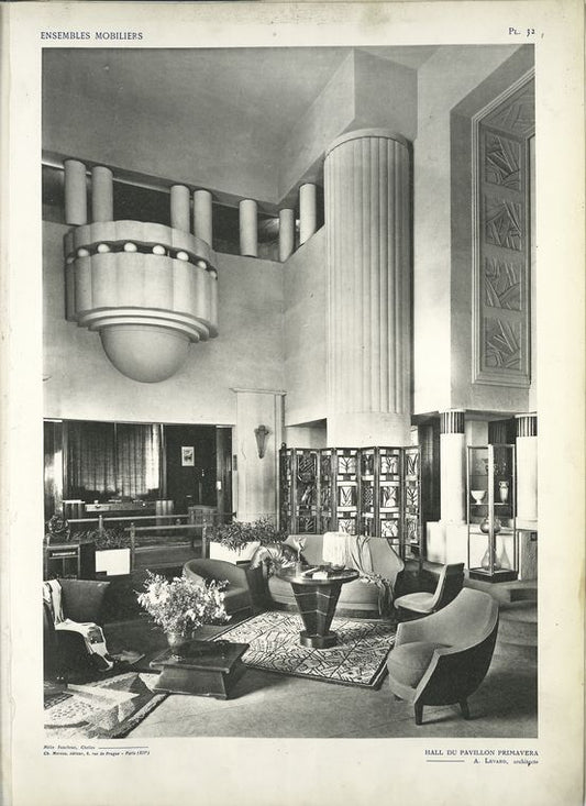 Hall du Pavillon Primavera, A. Levard, architecte