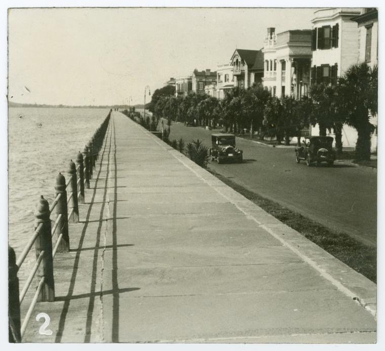 Walkway by the water in Charleston, South Carolina