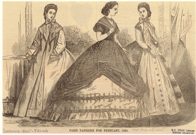 Paris fashions for February, 1865