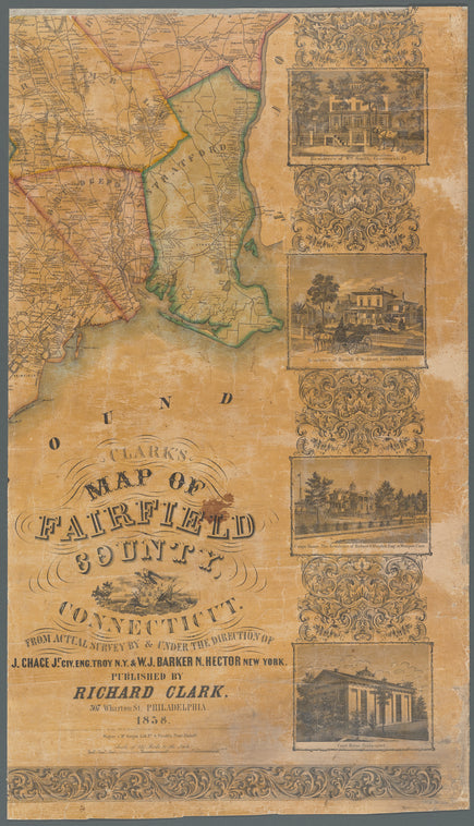 Clark's map of Fairfield County, Connecticut: from actual survey