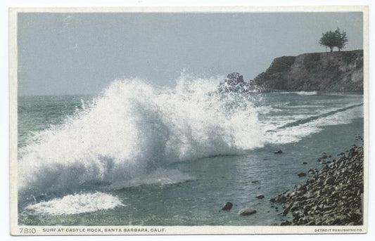 Surf at Castle Rock, Santa Barbara, Calif.