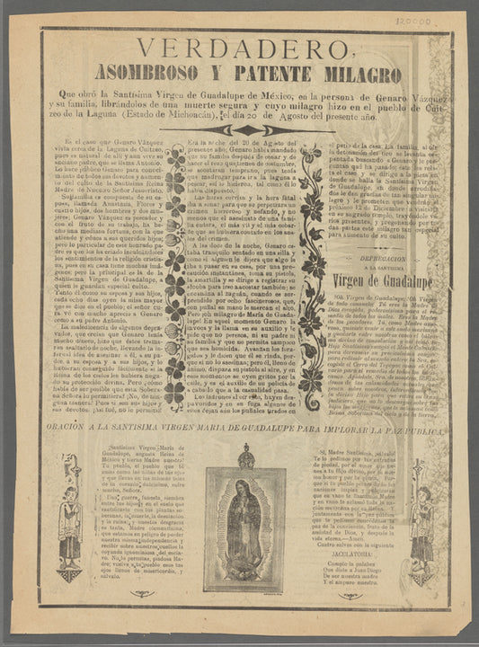 A Nuestra Señora de Guadalupe. Soneto