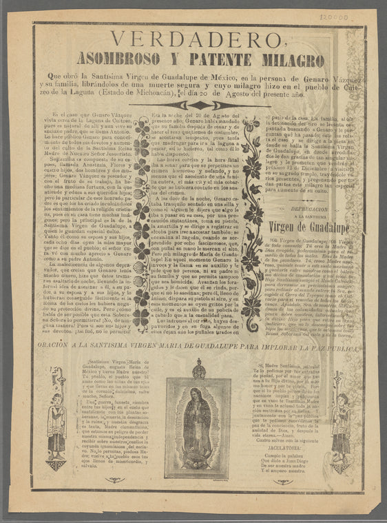 A Nuestra Señora de Guadalupe. Soneto