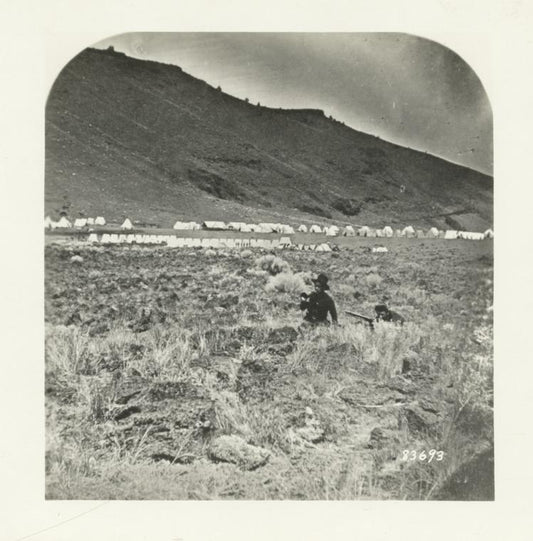 Headquarters camp, lava beds