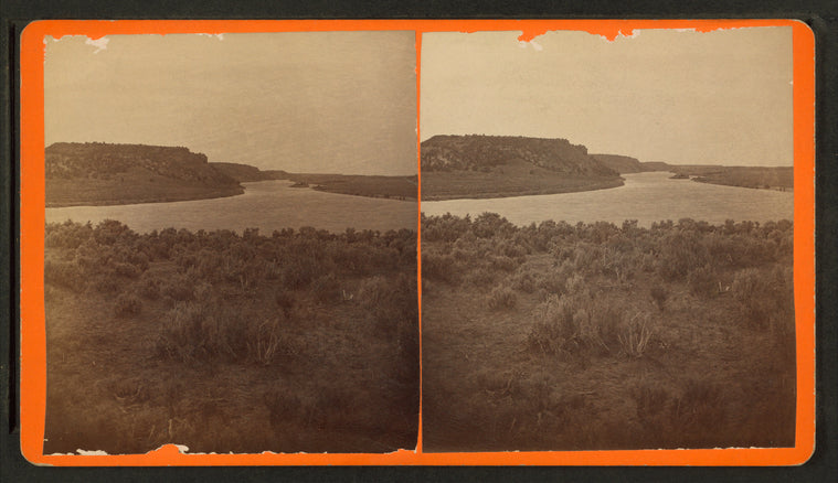 Looking up Snake River from Juniper Bluff