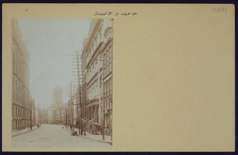 Manhattan: Broad Street - Wall Street