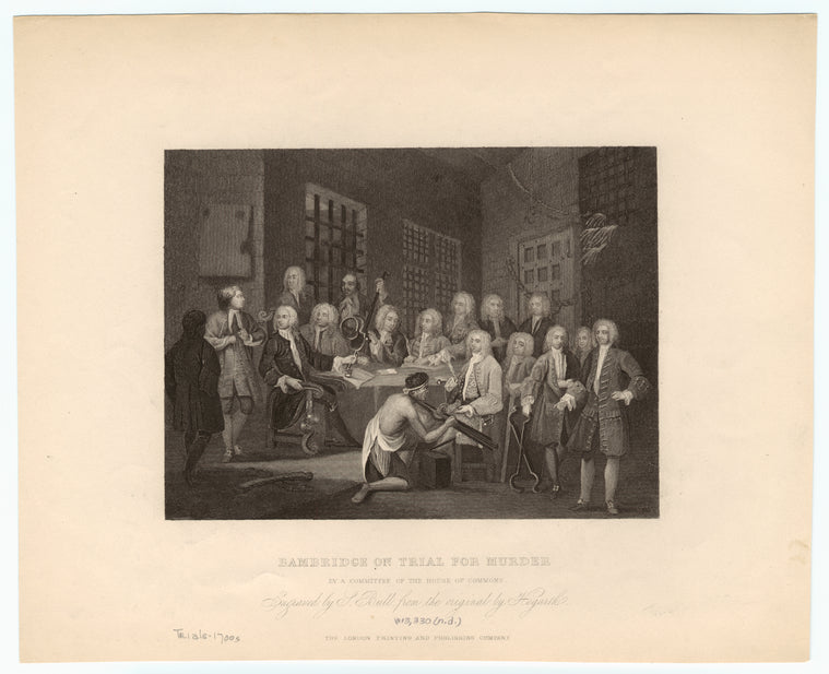 Bambridge on trial for murder by a committee of the House of Commons