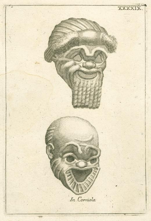 Roman comedy masks