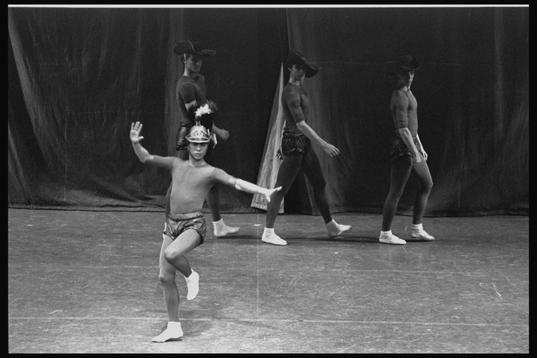 New York City Ballet Production of "Four Chamber Works" (Octet), with Douglas Hay, choreography by Jerome Robbins (New York)
