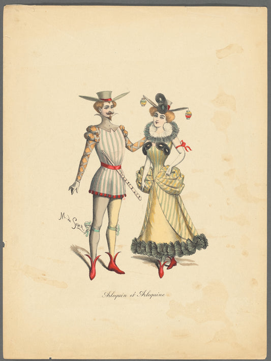Arlequin et Arlequine