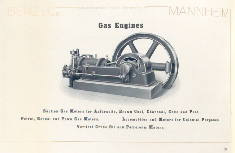 Benz gas engines.