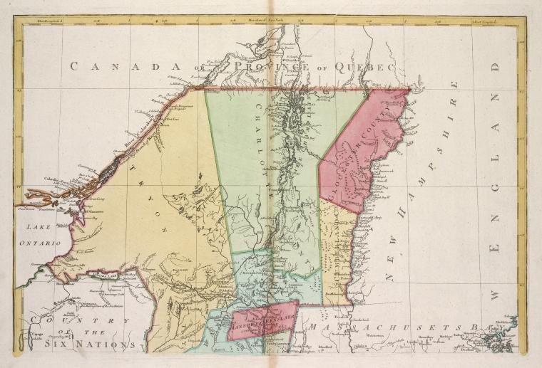 A map of the provinces of New-York and New Jersey : with a part of Pennsylvania and the Province of Quebec