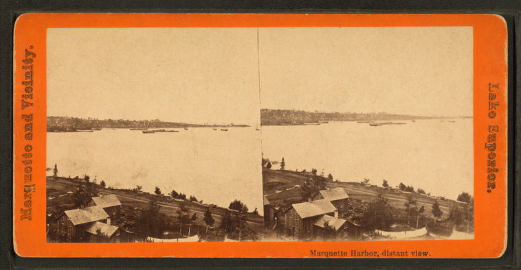 Marquette harbor distant view