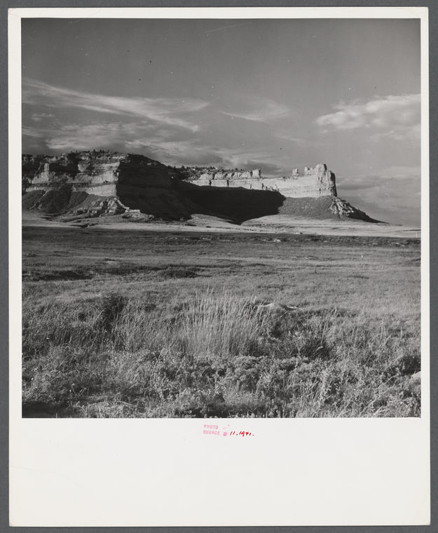 Scottsbluff and the old Oregon Trail, Nebraska.