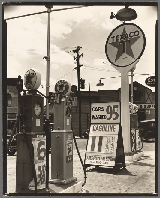 Gasoline station, Tremont Avenue and Dock Street